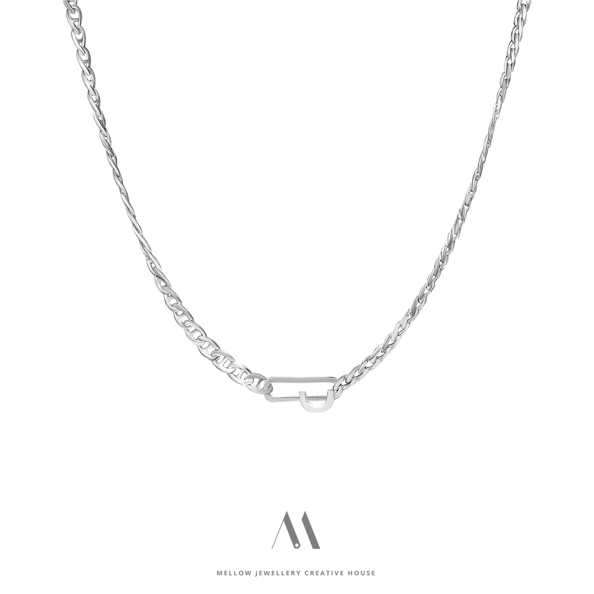 Sterling silver necklace N4/SiE121 - Mellow Jewellery Creative House