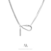Sterling silver necklace N4/SiE90 - Mellow Jewellery Creative House