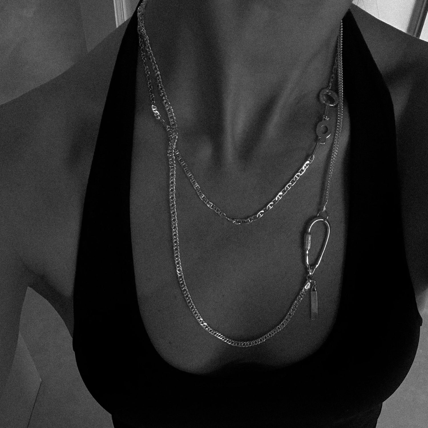 Sterling silver necklace N4/SiE90 - Mellow Jewellery Creative House