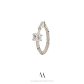 14k solid white gold Diamonds ring CMR/245 - Mellow Jewellery Creative House