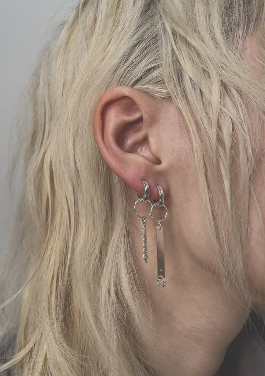 Sterling silver earrings E3/SS12