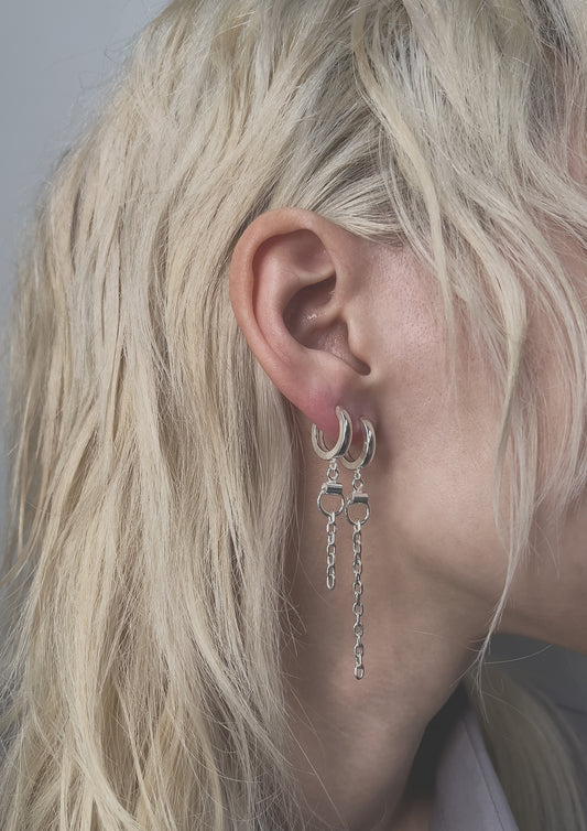 Sterling silver earrings E3/SS18