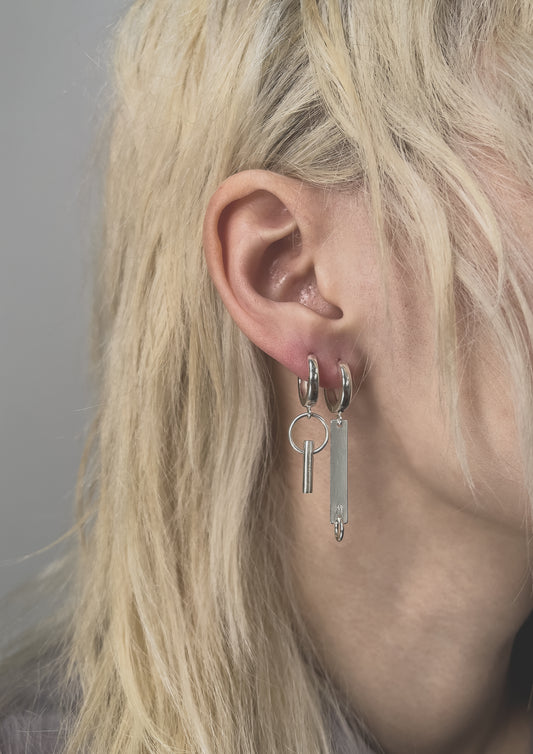 Sterling silver earrings E3/SS19
