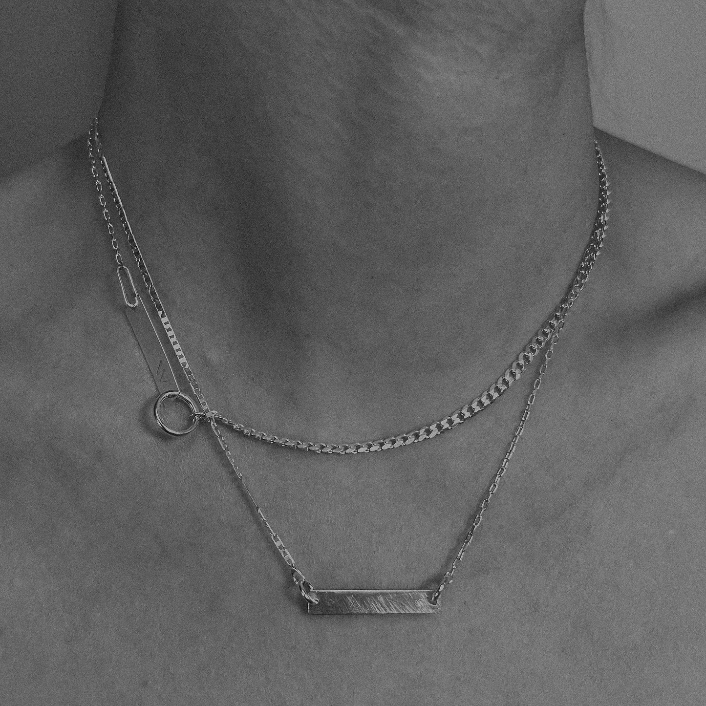 Sterling silver necklace N4/SS01
