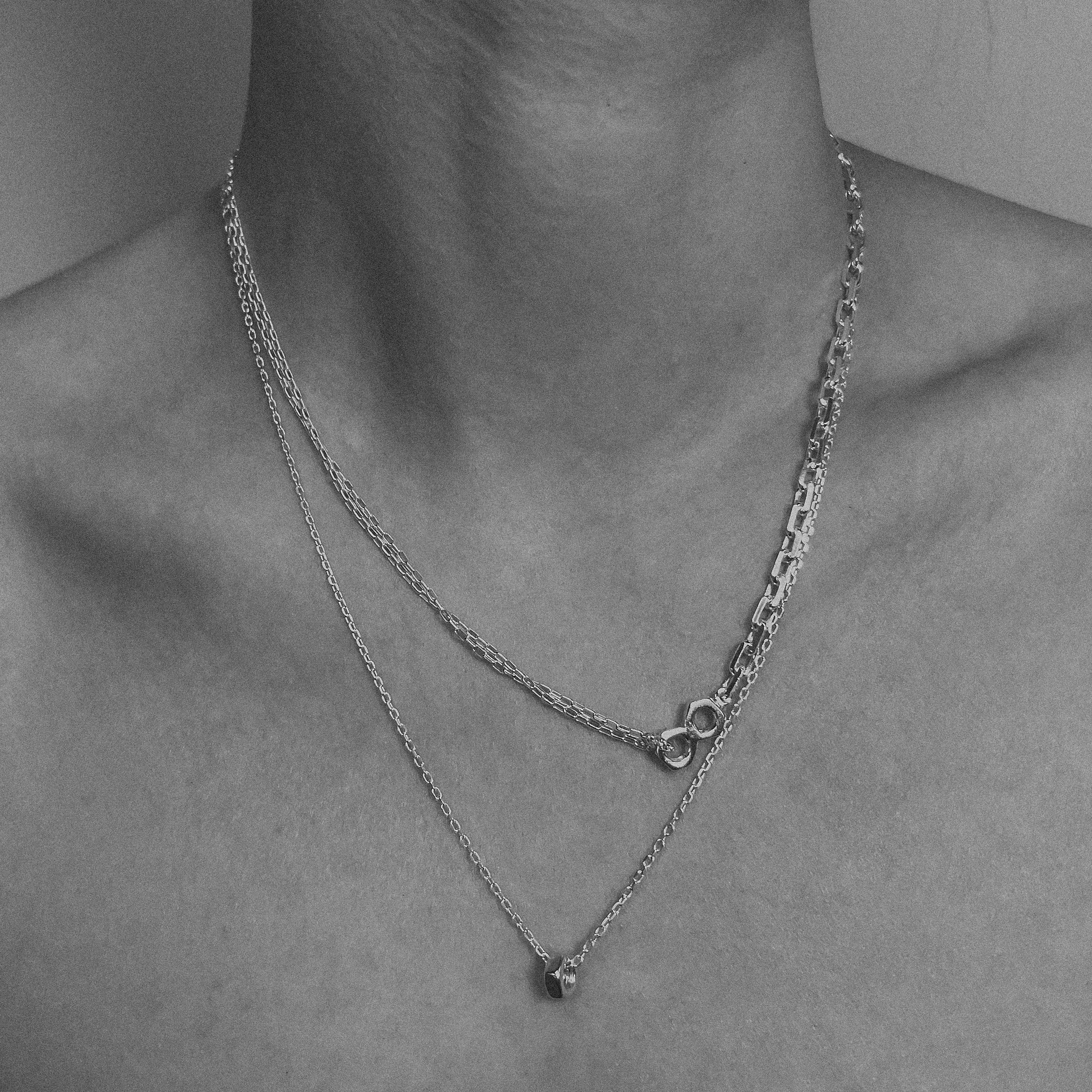 Sterling silver necklace N4/SS02