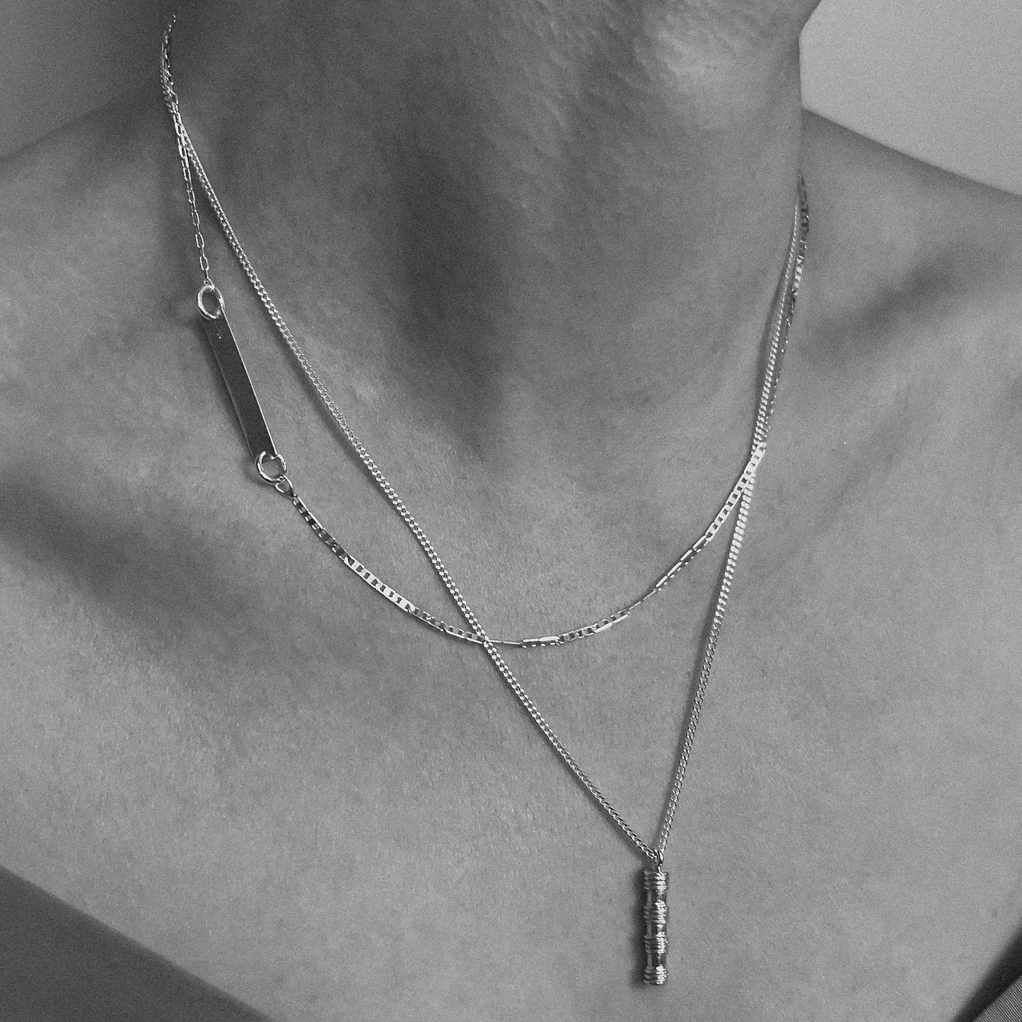 Sterling silver necklace N4/SS01