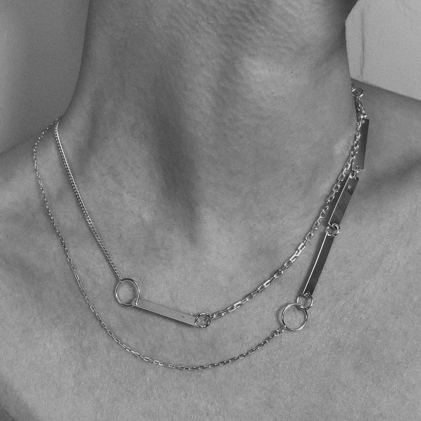 Sterling silver necklace N4/SS09
