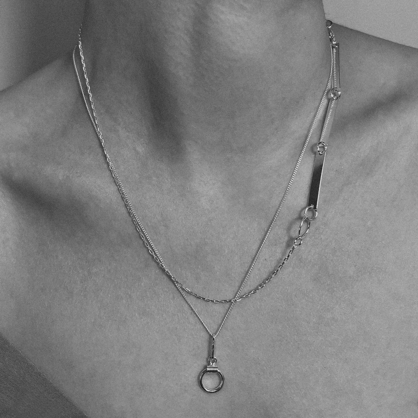 Sterling silver necklace N4/SS09