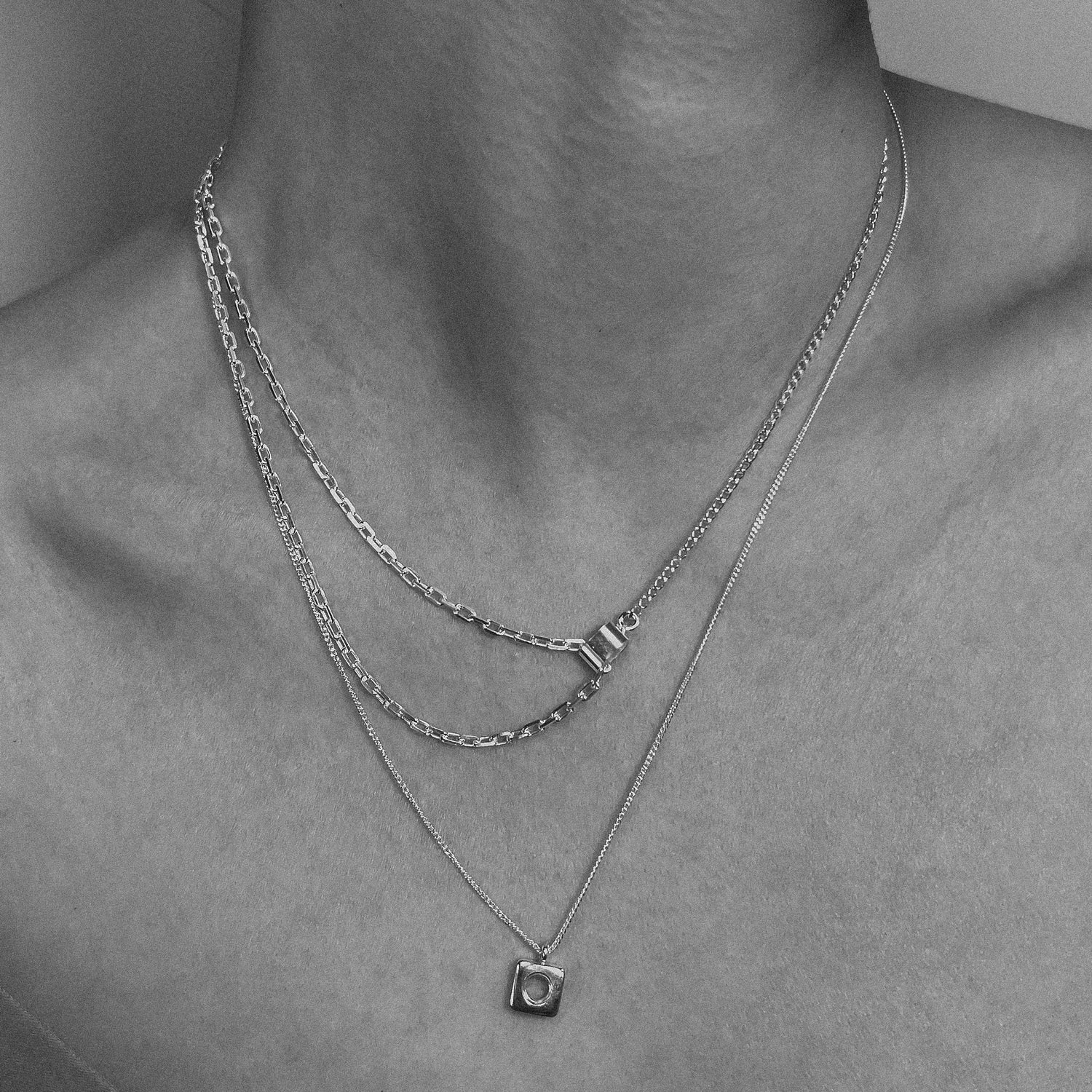 Sterling silver necklace N4/SS14