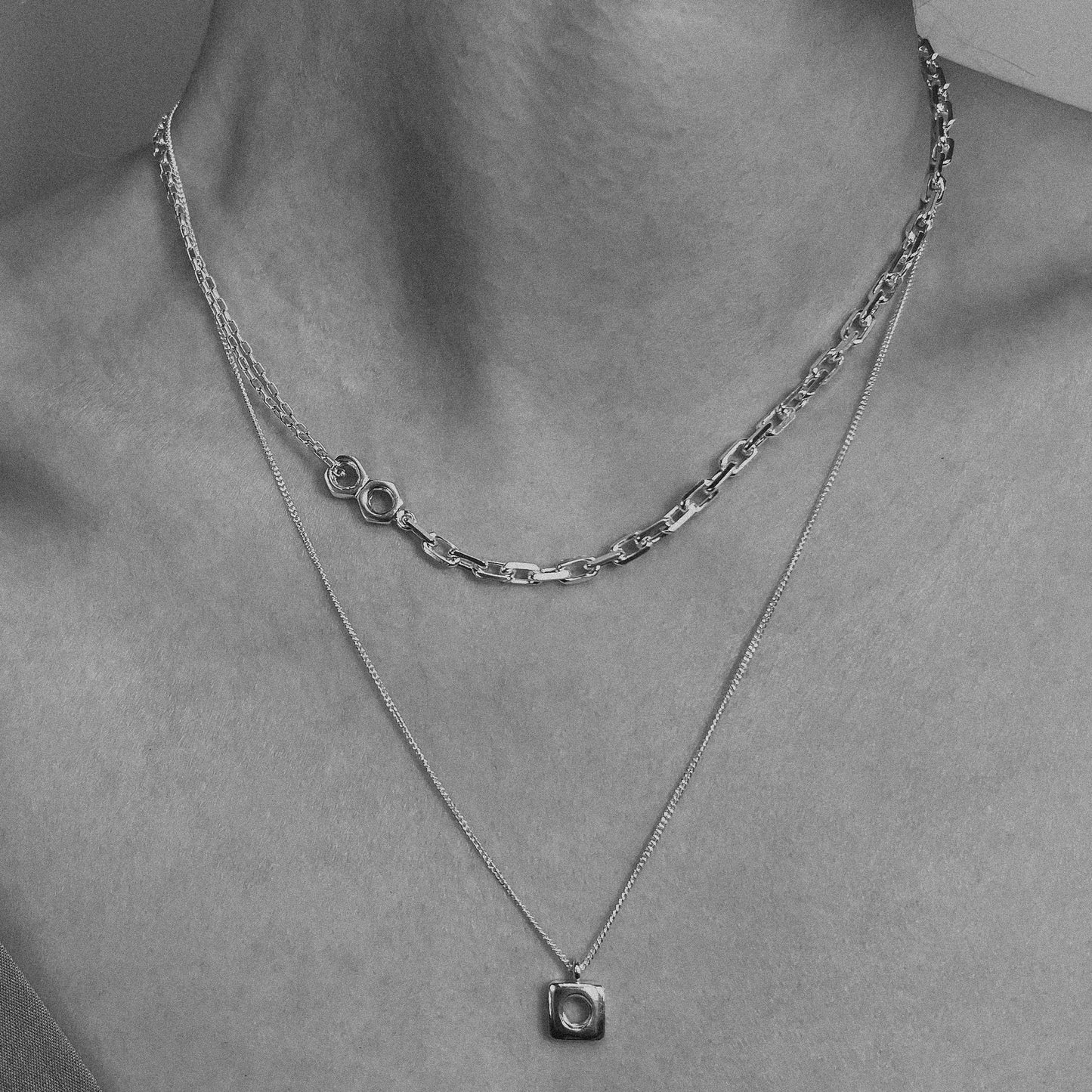 Sterling silver necklace N4/SS14