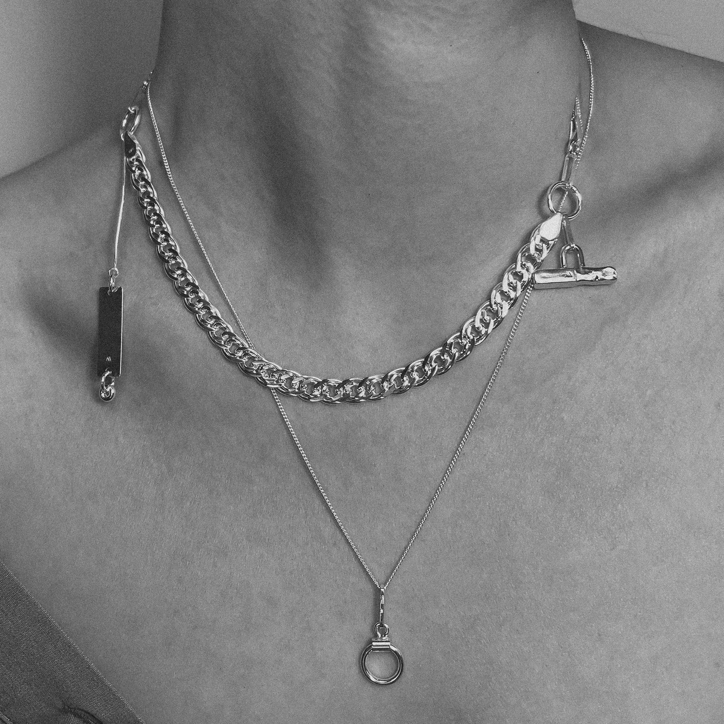 Sterling silver necklace N4/SiE67
