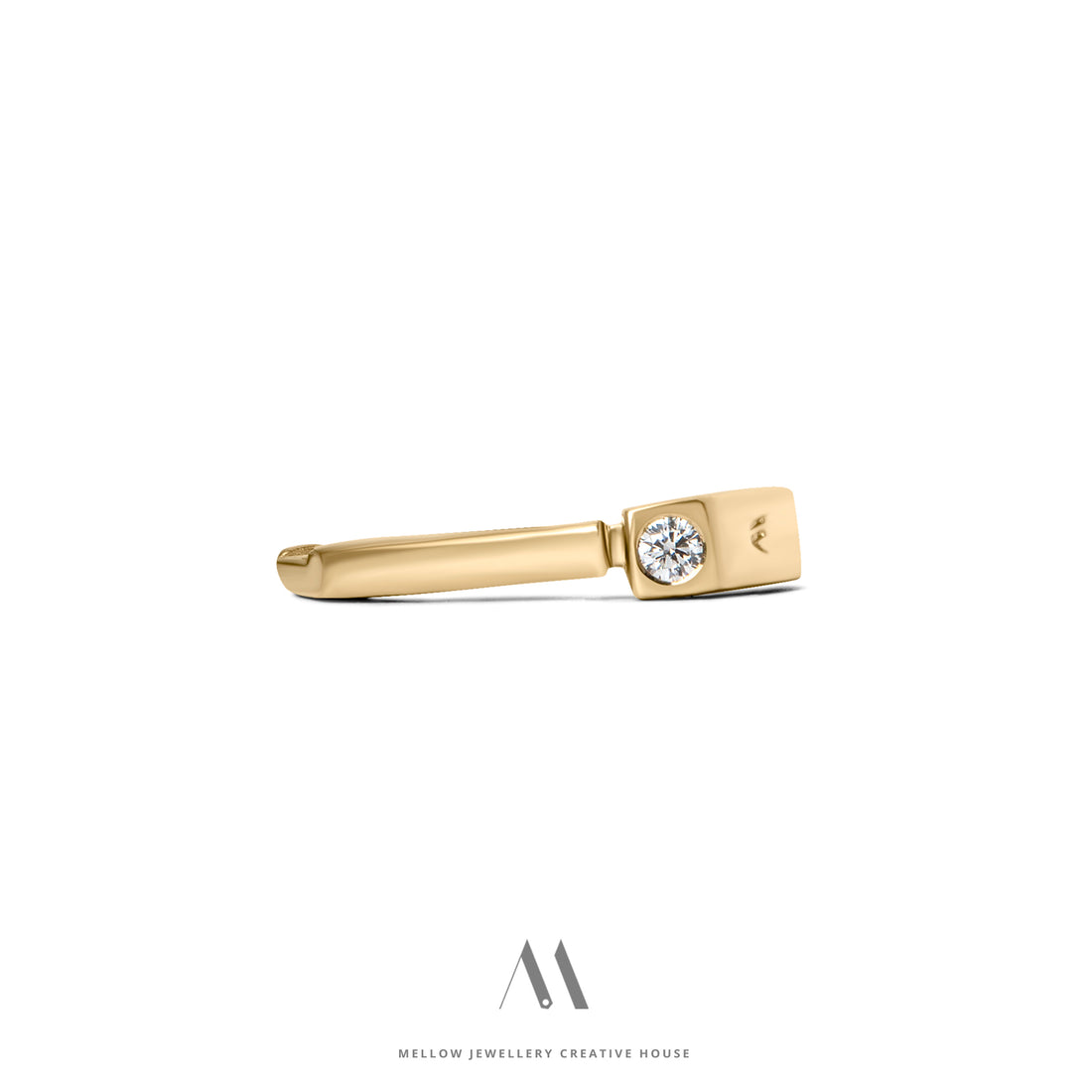 14k solid yellow gold Diamonds ring CMR/165