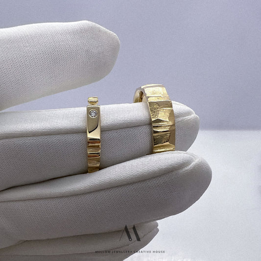 14k aukso vestuviniai žiedai CMW/71