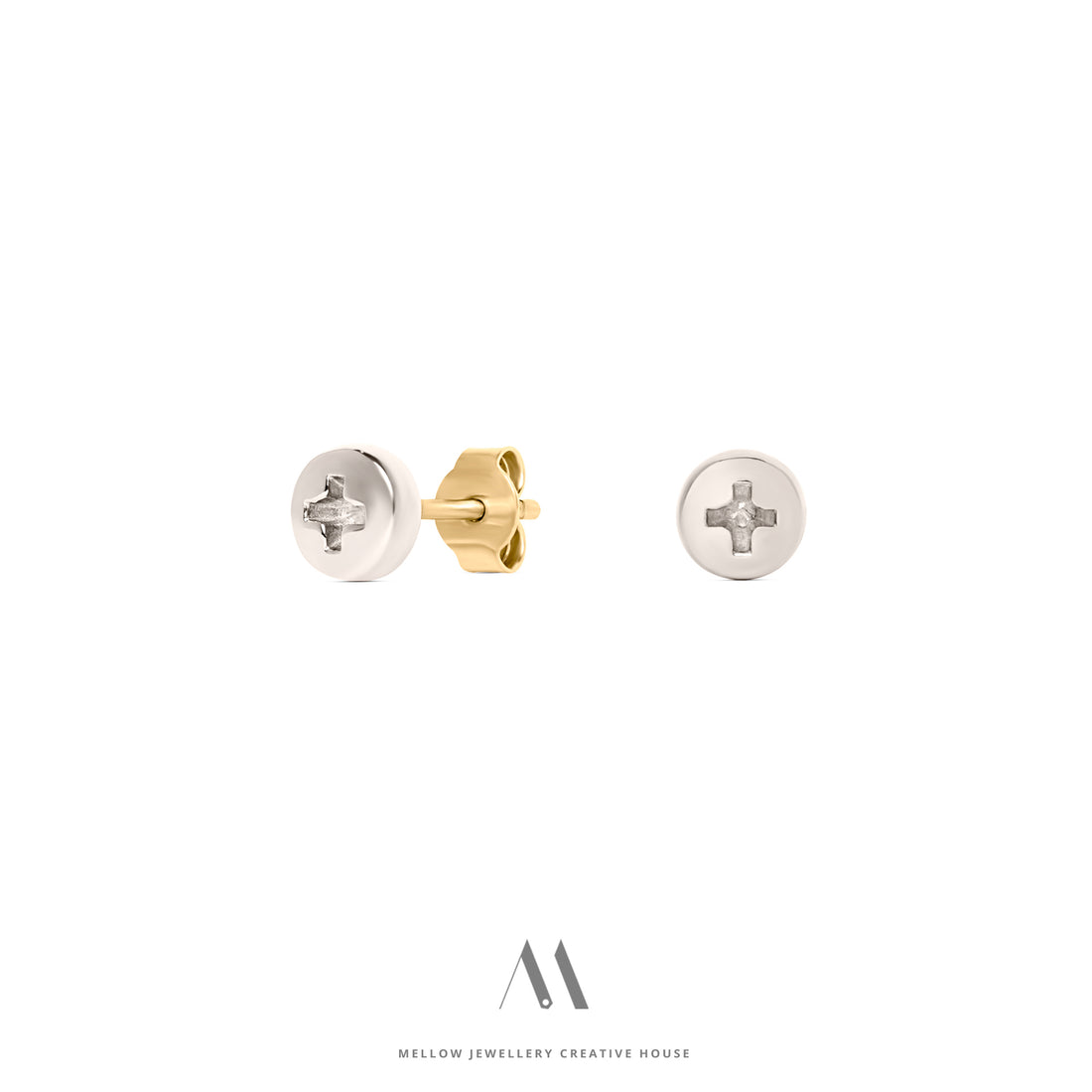 Solid gold earrings E3/Au41