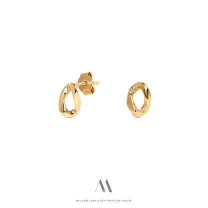 Solid gold earrings E3/Au17