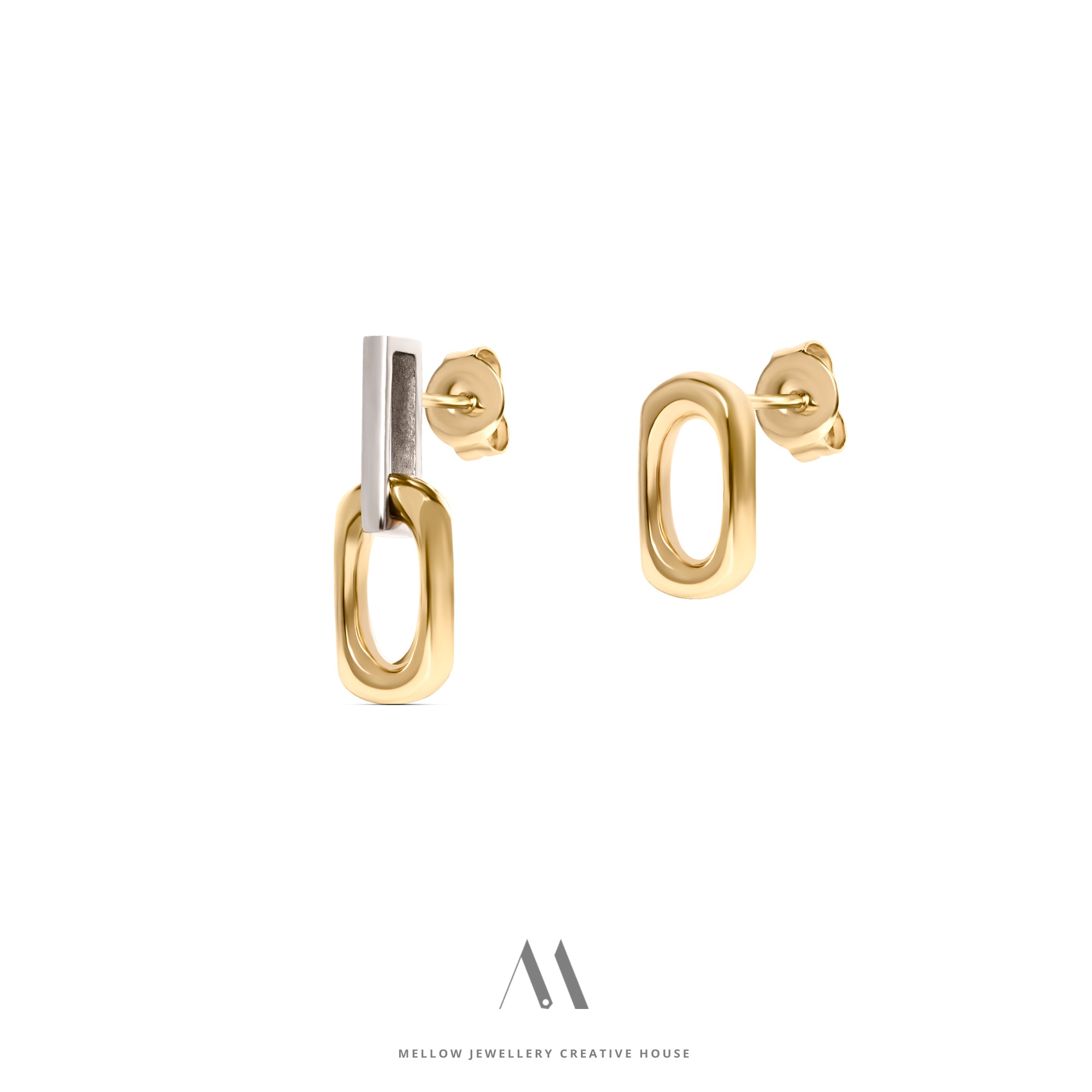 Solid gold earrings E3/Au40