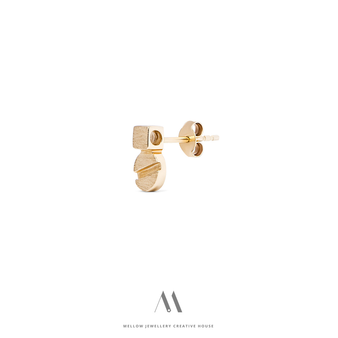 Solid gold earring E3/Au45