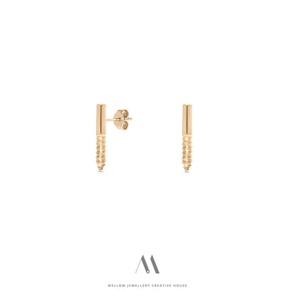 Solid gold earring E3/Au47