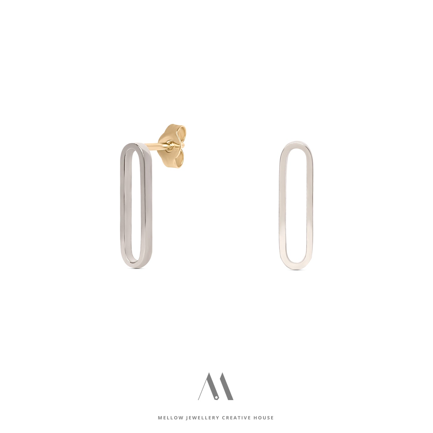 Solid gold earrings E3/Au55