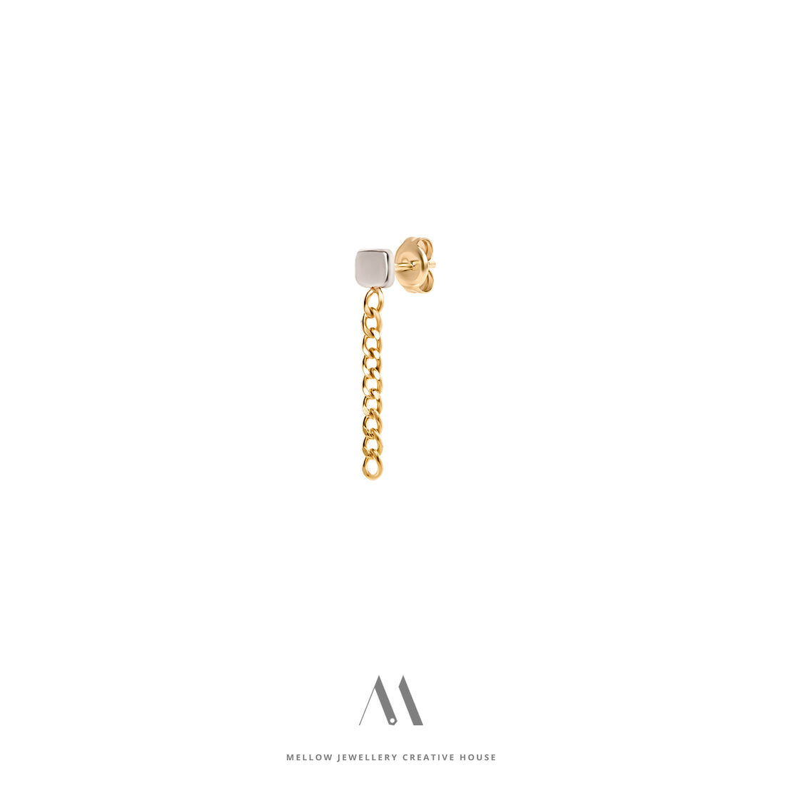 Solid gold earring E3/Au62