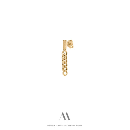 Solid gold earring E3/Au66