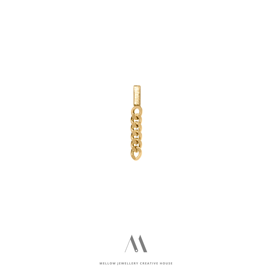 Solid gold earring E3/Au66