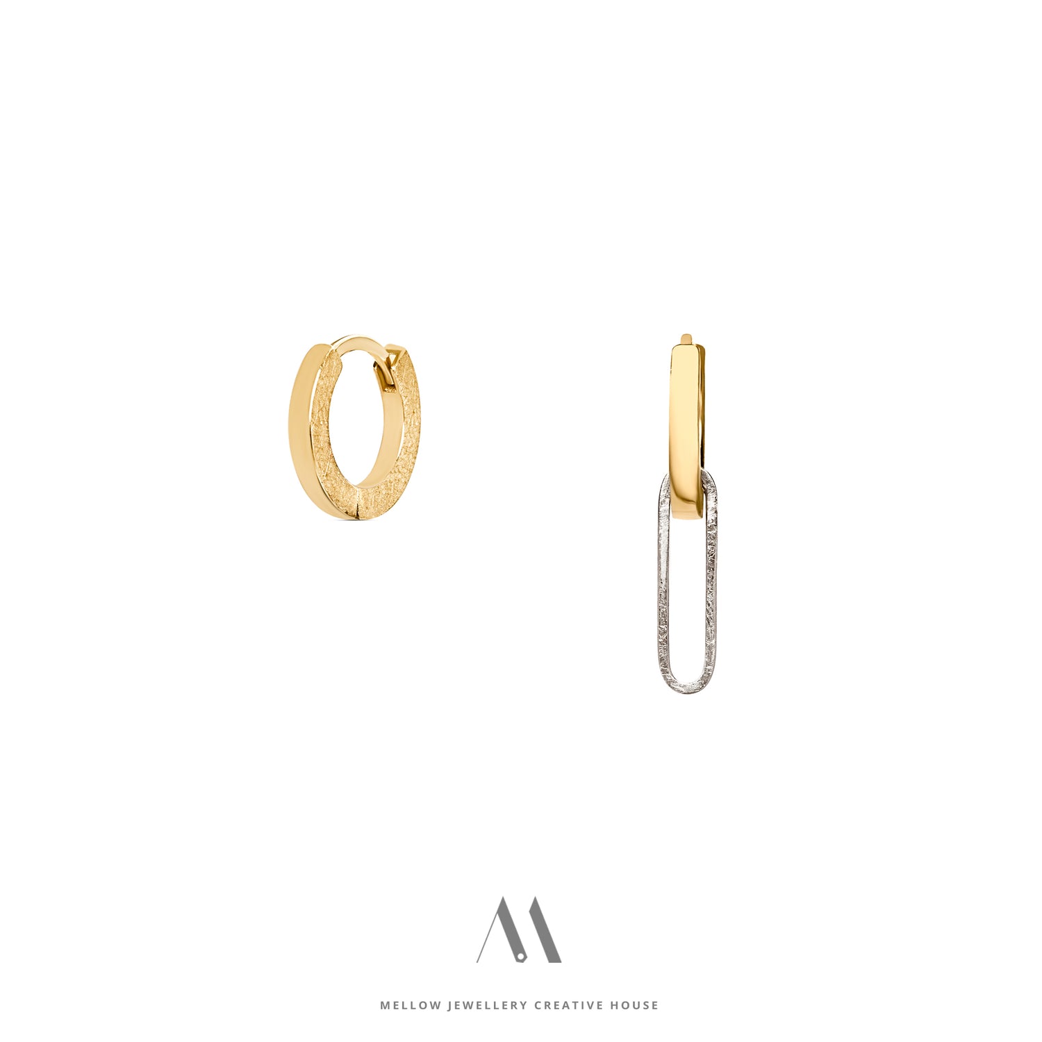 Solid gold earrings E3/Au68