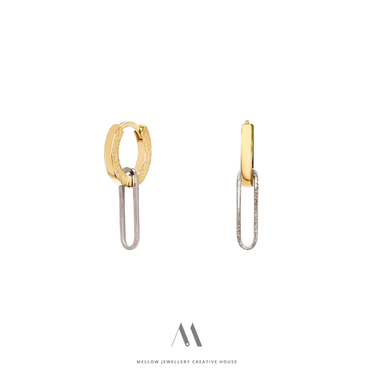 Solid gold earrings E3/Au68