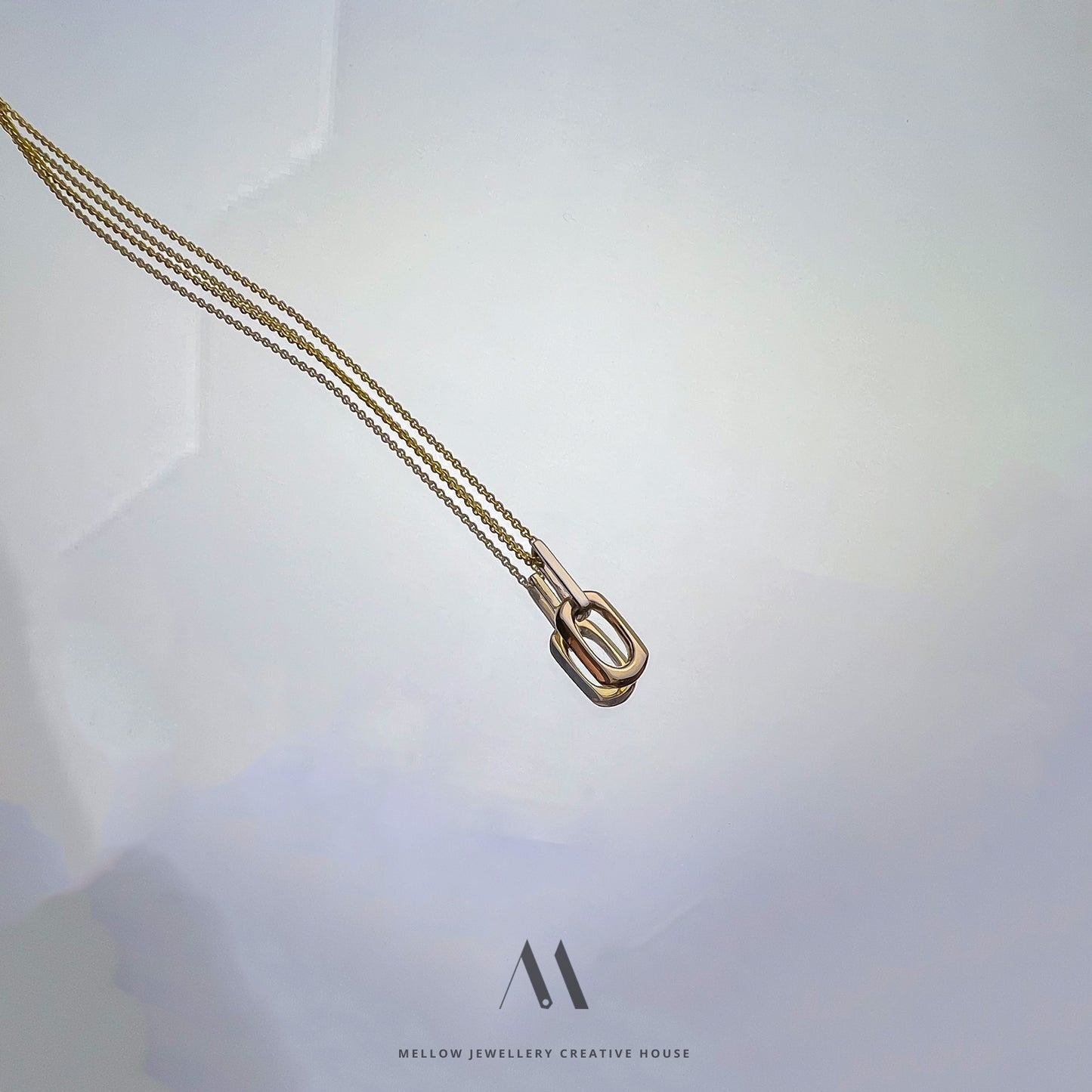 14k solid gold necklace N4/Au30