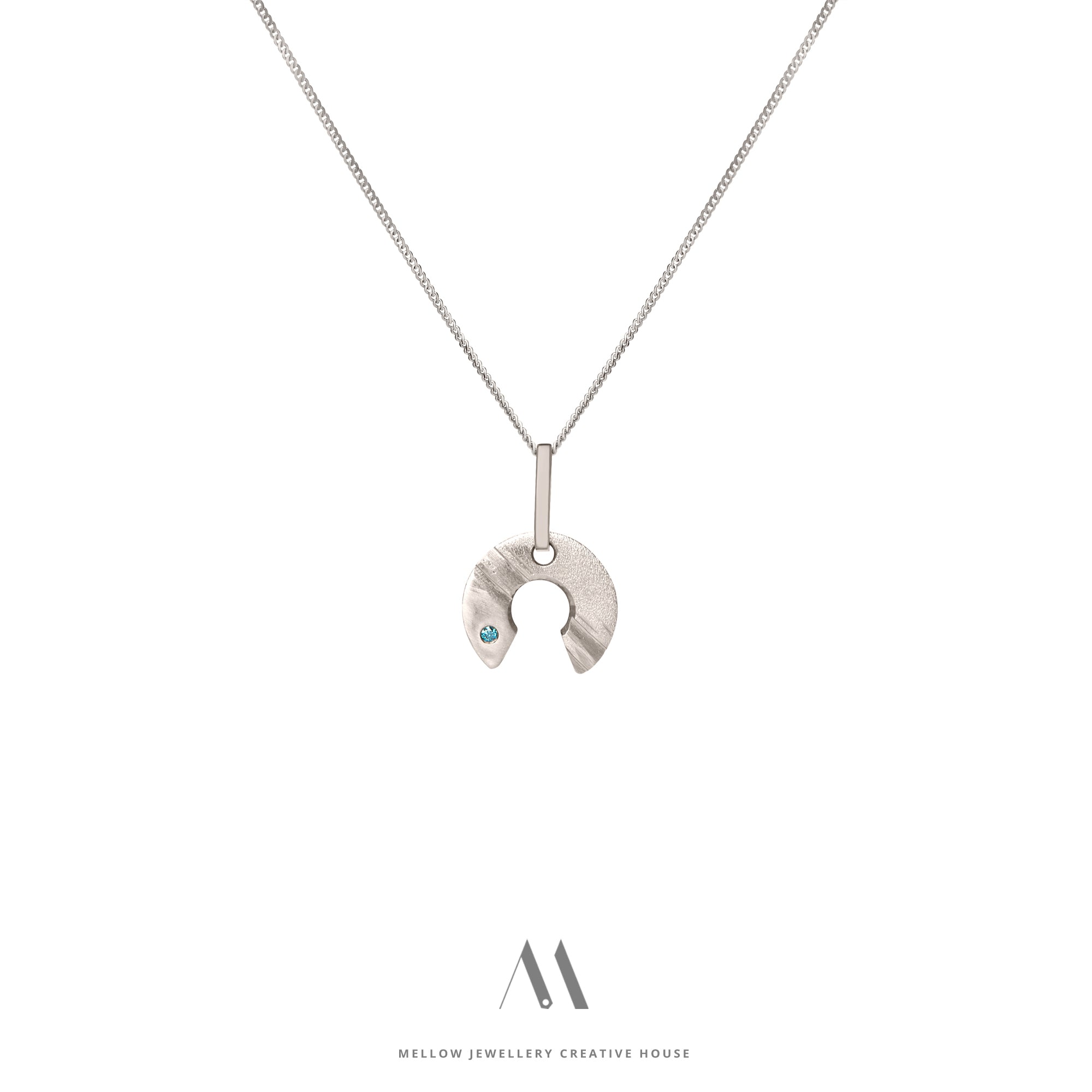 14k solid gold Diamonds necklace N4/AuD34