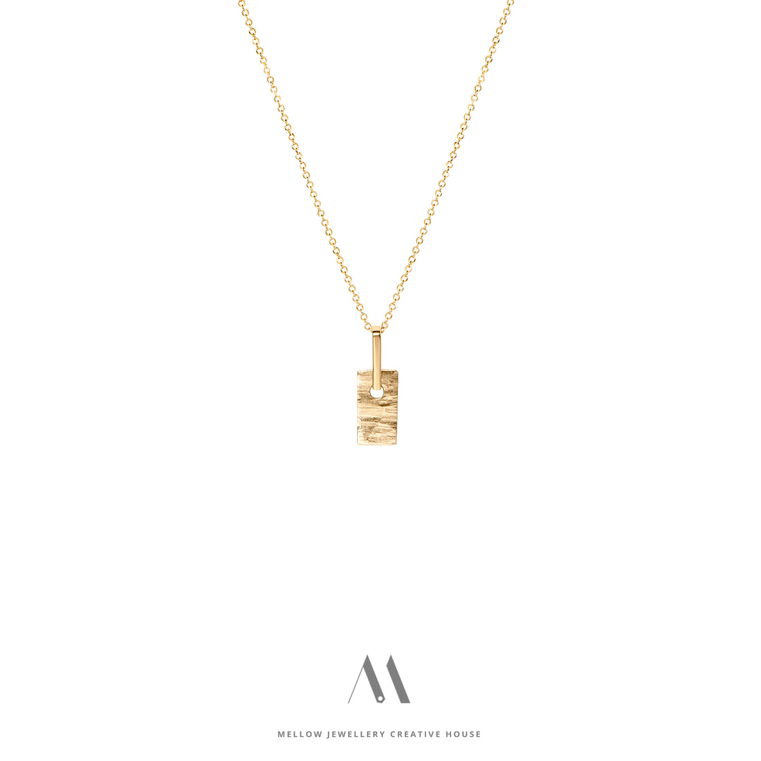 14k solid gold necklace N4/Au45