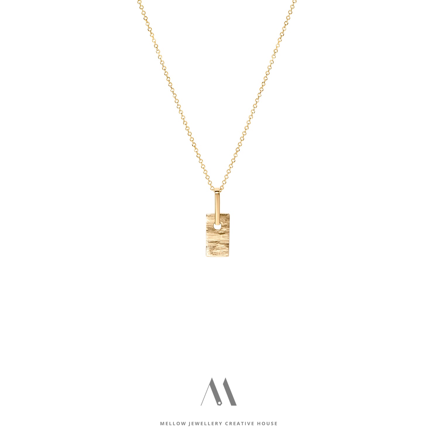 14k solid gold necklace N4/Au45