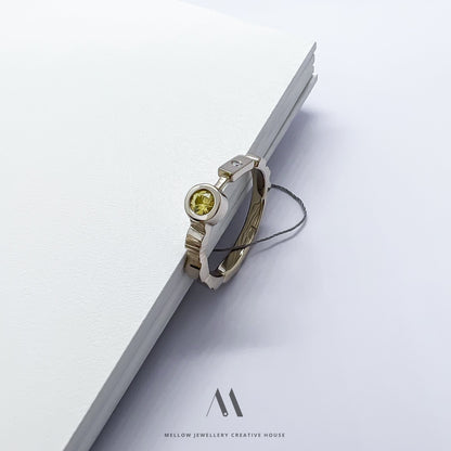Custom Saphire and Diamond ring CMR/89 - Mellow Jewellery Creative House