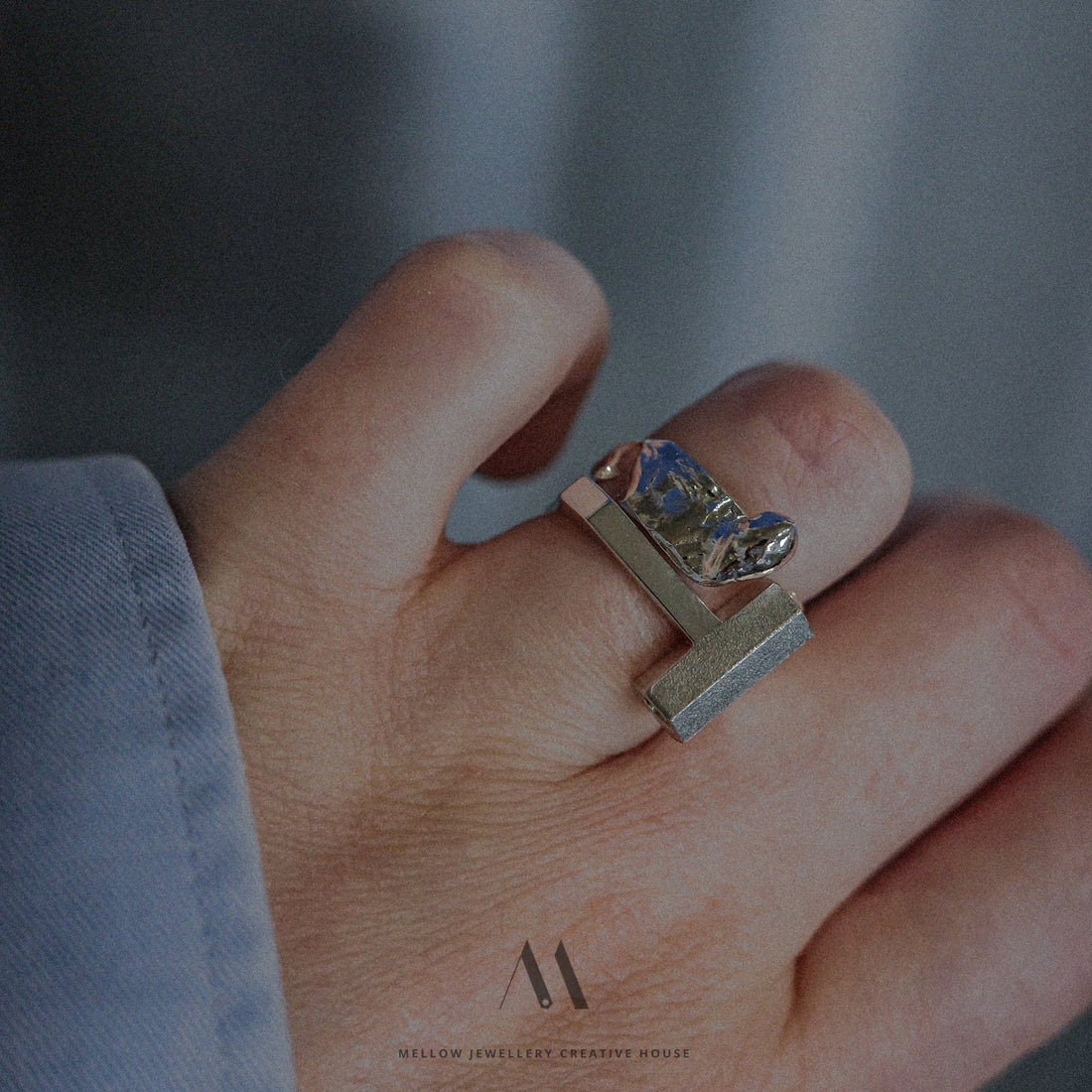 Sterling silver Ring R5/SiE83 - Mellow Jewellery Creative House
