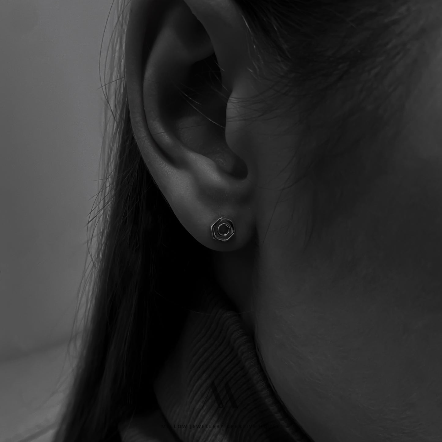 Sterling silver stud earrings E3/SiE173