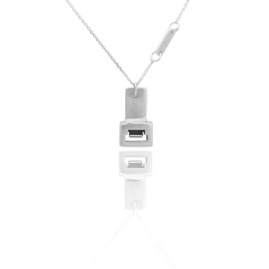 Sterling silver unisex necklace /SiU001