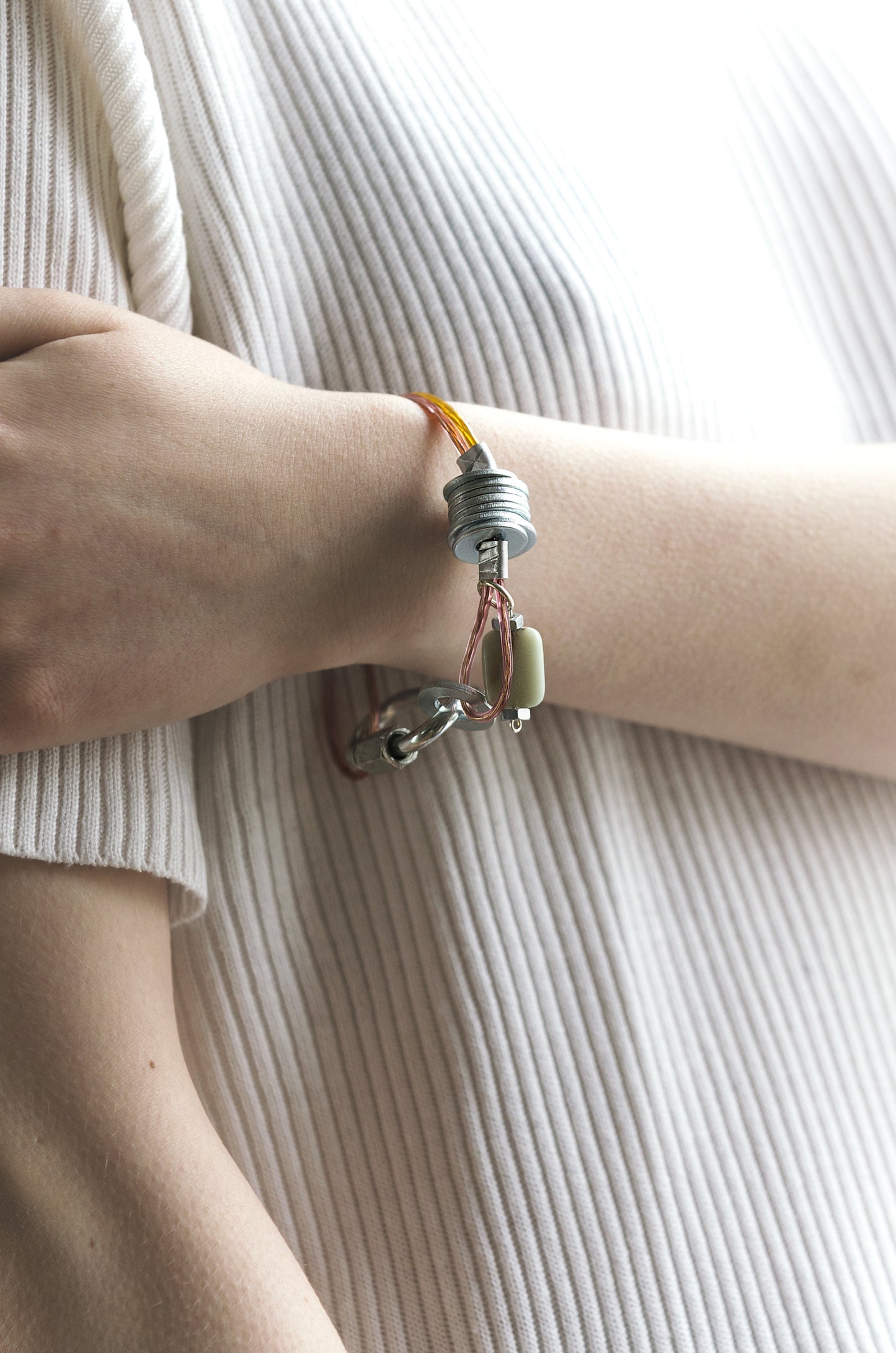 contemporary jewelry bracelet with Amazonite