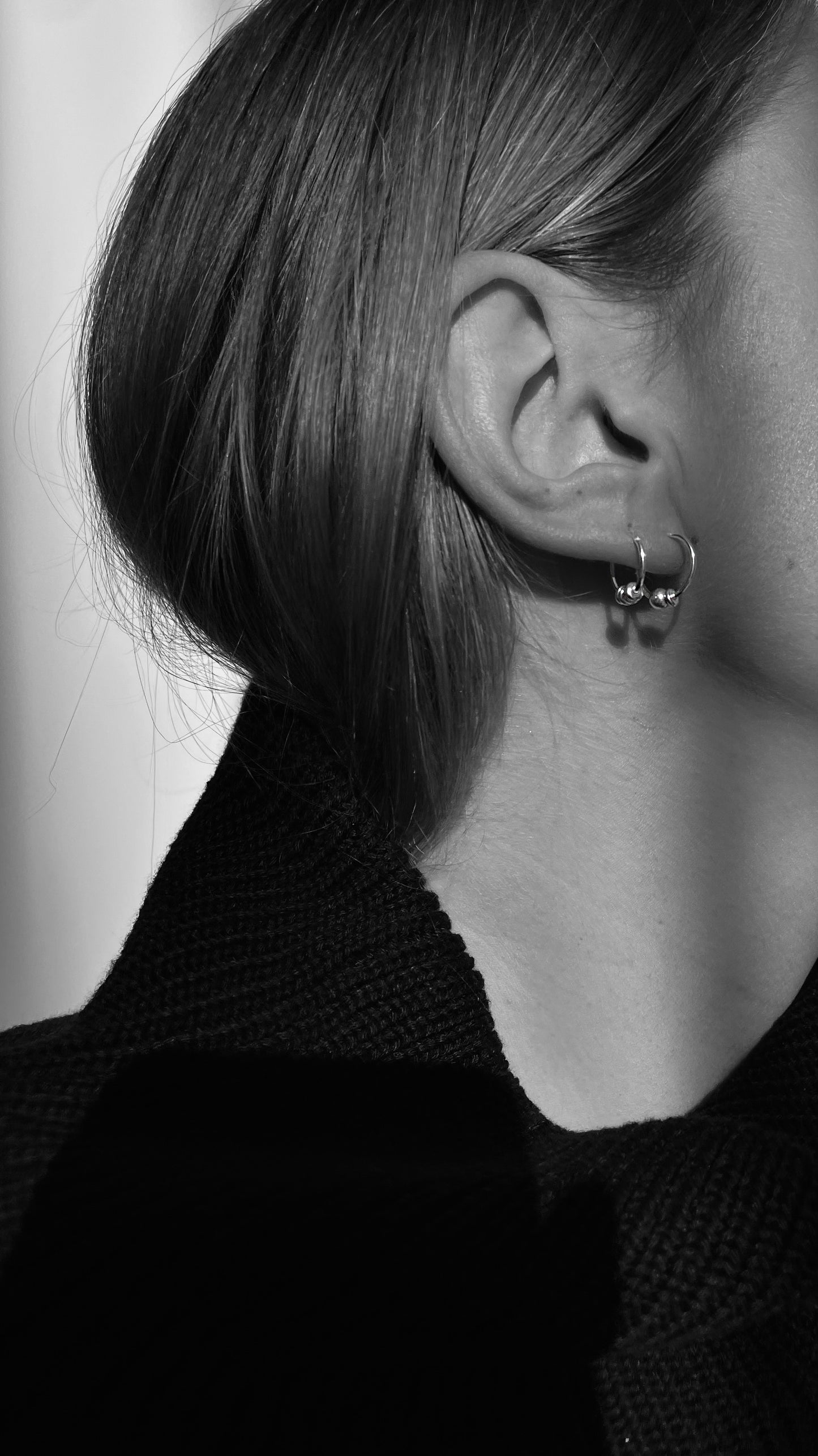 Sterling silver basic earrings E3/SiB017