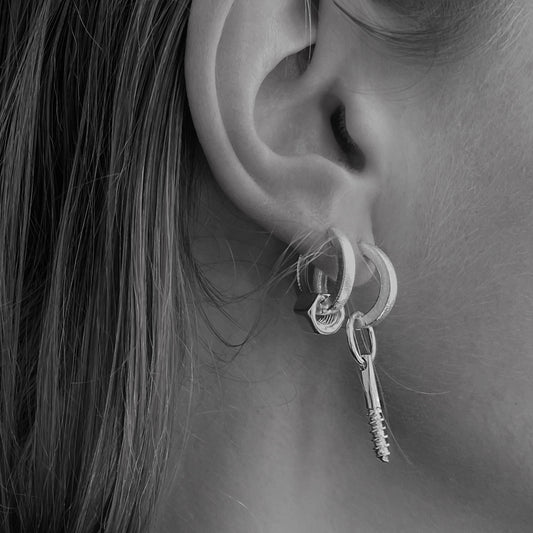 Sterling silver statement earrings E3/SiE152