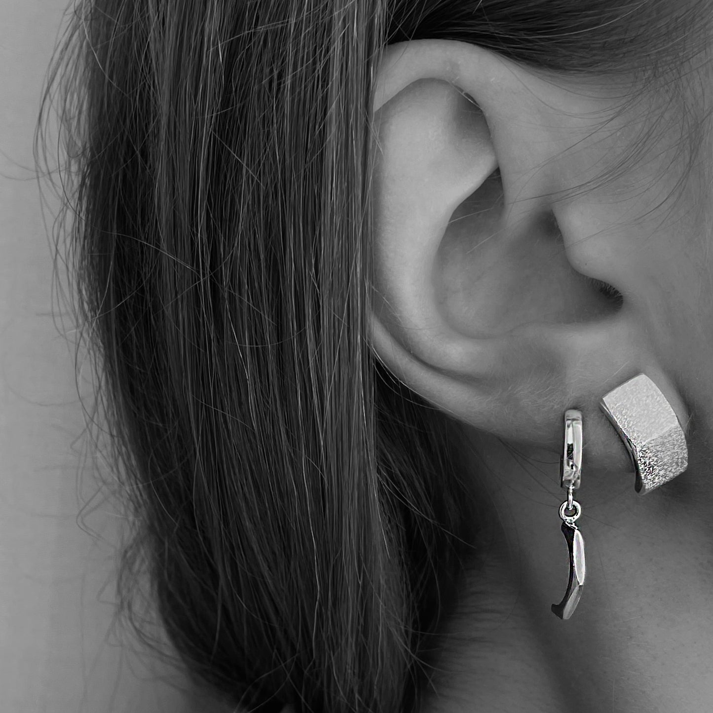 Sterling silver statement earrings E3/SiE150