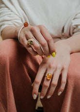 Baltic Amber sterling silver ring R5/A06 - Mellow Jewellery Creative House