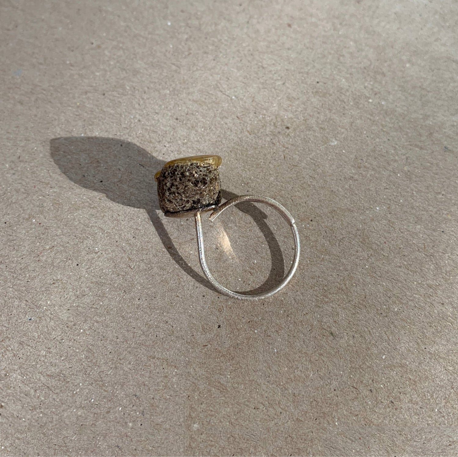 Baltic Amber sterling silver ring R5/SiAm05 - Mellow Jewellery Creative House