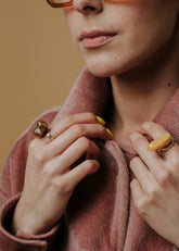 Baltic Amber sterling silver ring R5/SiAm05 - Mellow Jewellery Creative House