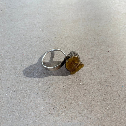 Baltic Amber sterling silver ring R5/SiAm05 - Mellow Jewellery Creative House