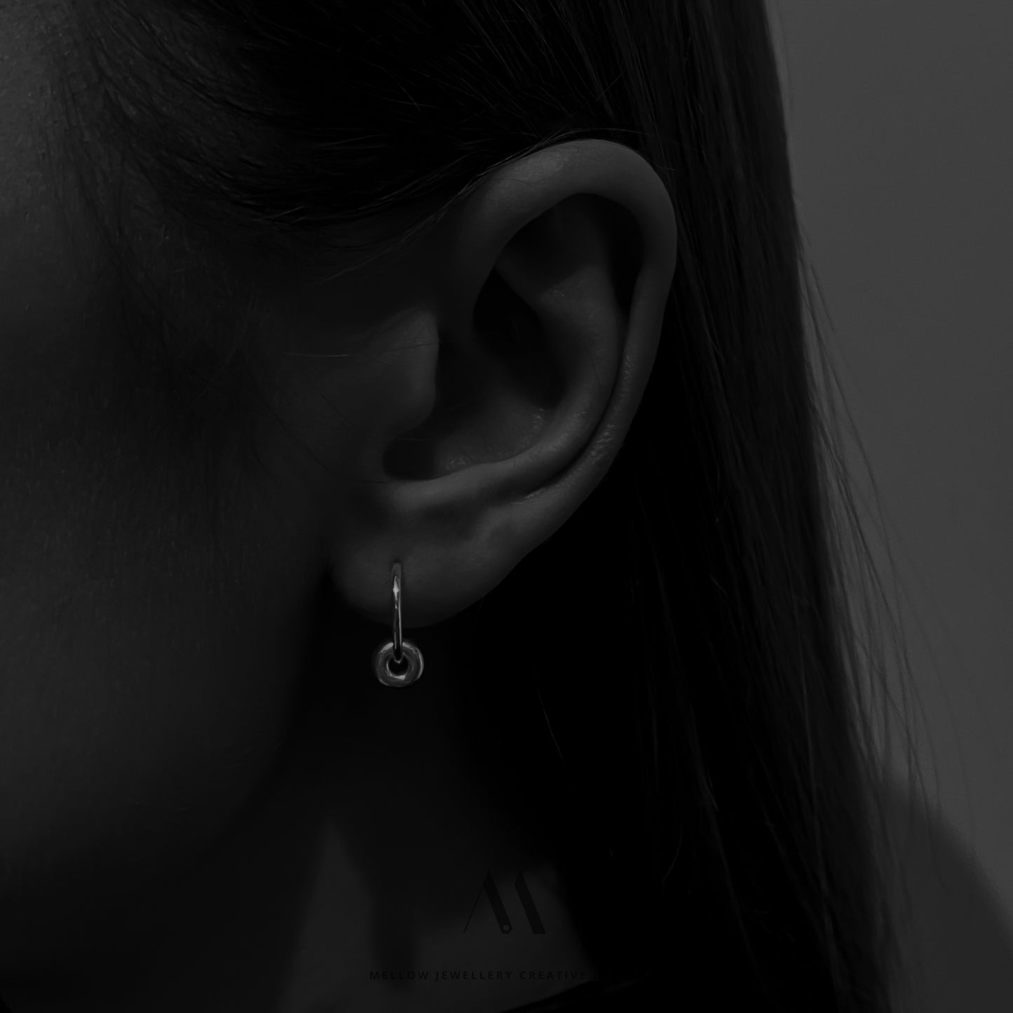 Sterling silver basic earrings E3/SiB014