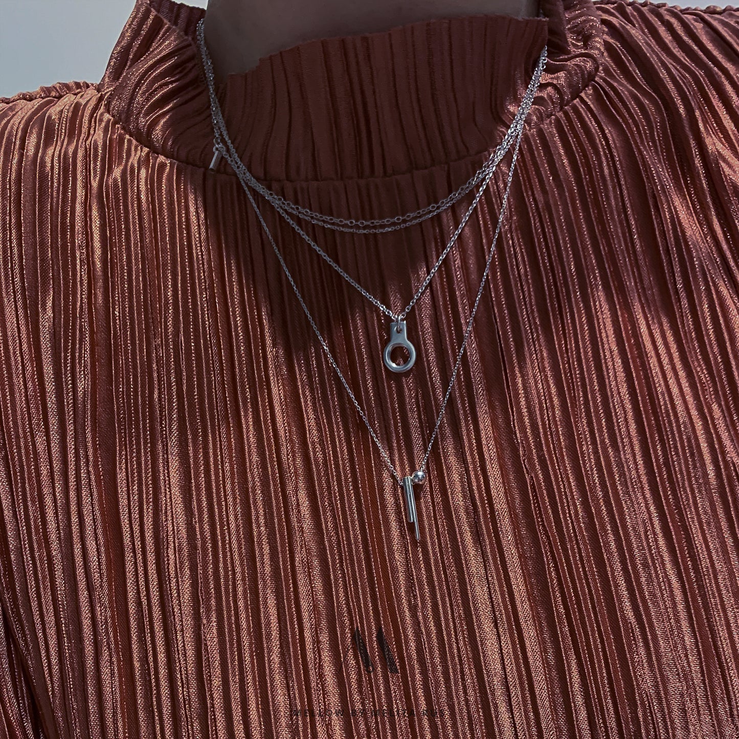 Sterling silver necklace N4/SiE17