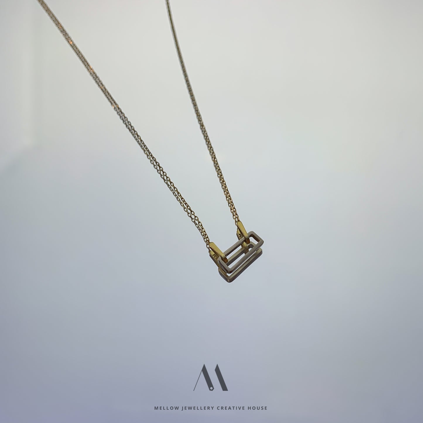 14k solid gold necklace N4/Au011