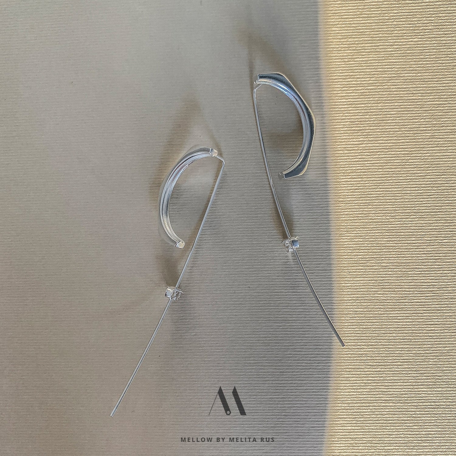 Sterling silver Statement Earrings E3/Si17 - Mellow Jewellery Creative House