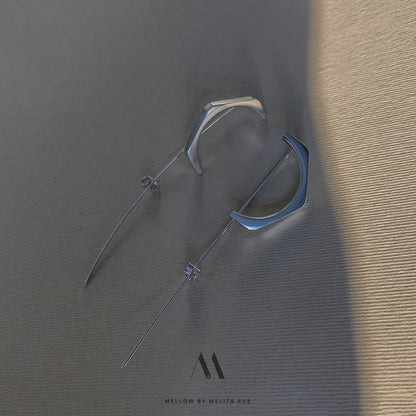 Sterling silver Statement Earrings E3/Si17 - Mellow Jewellery Creative House
