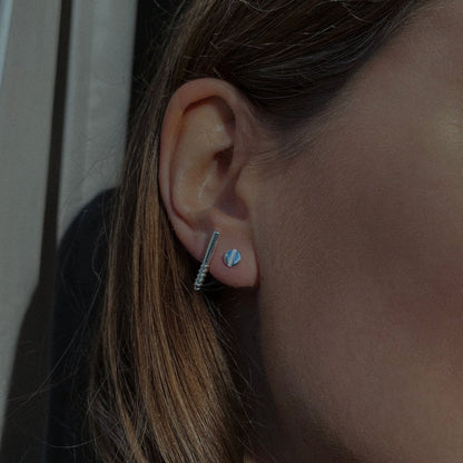 Sterling silver stud earrings E3/SiE169 - Mellow Jewellery Creative House